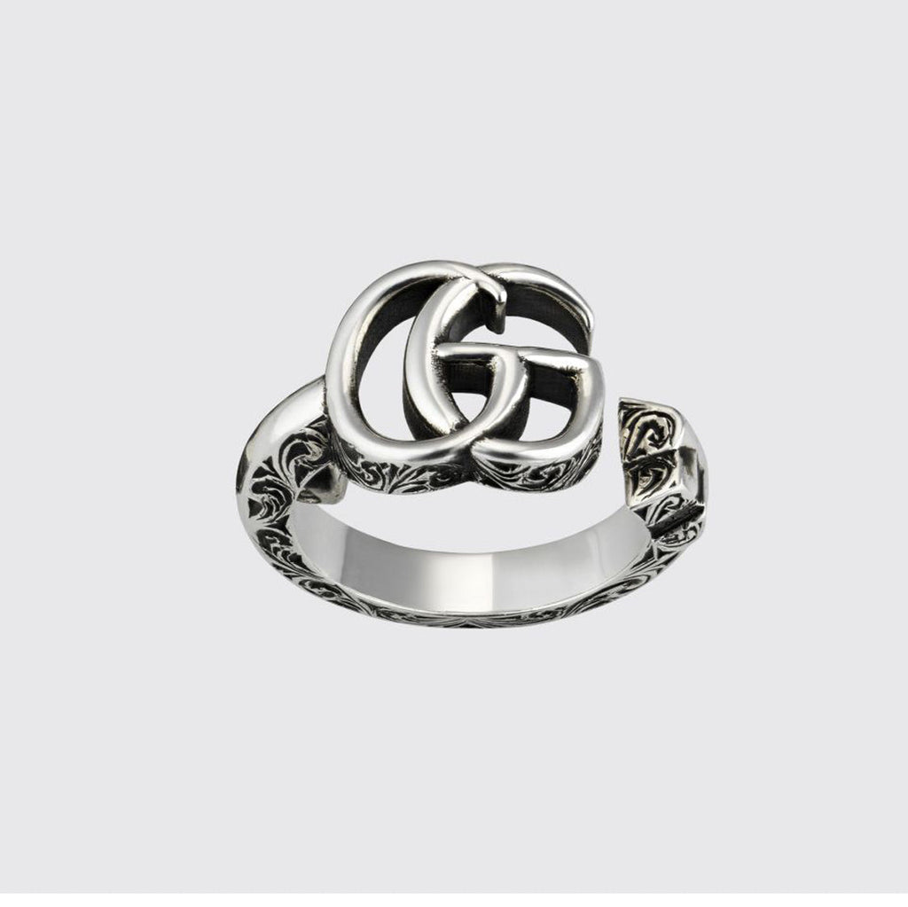 Double Gucci Marmont Key Open Ring