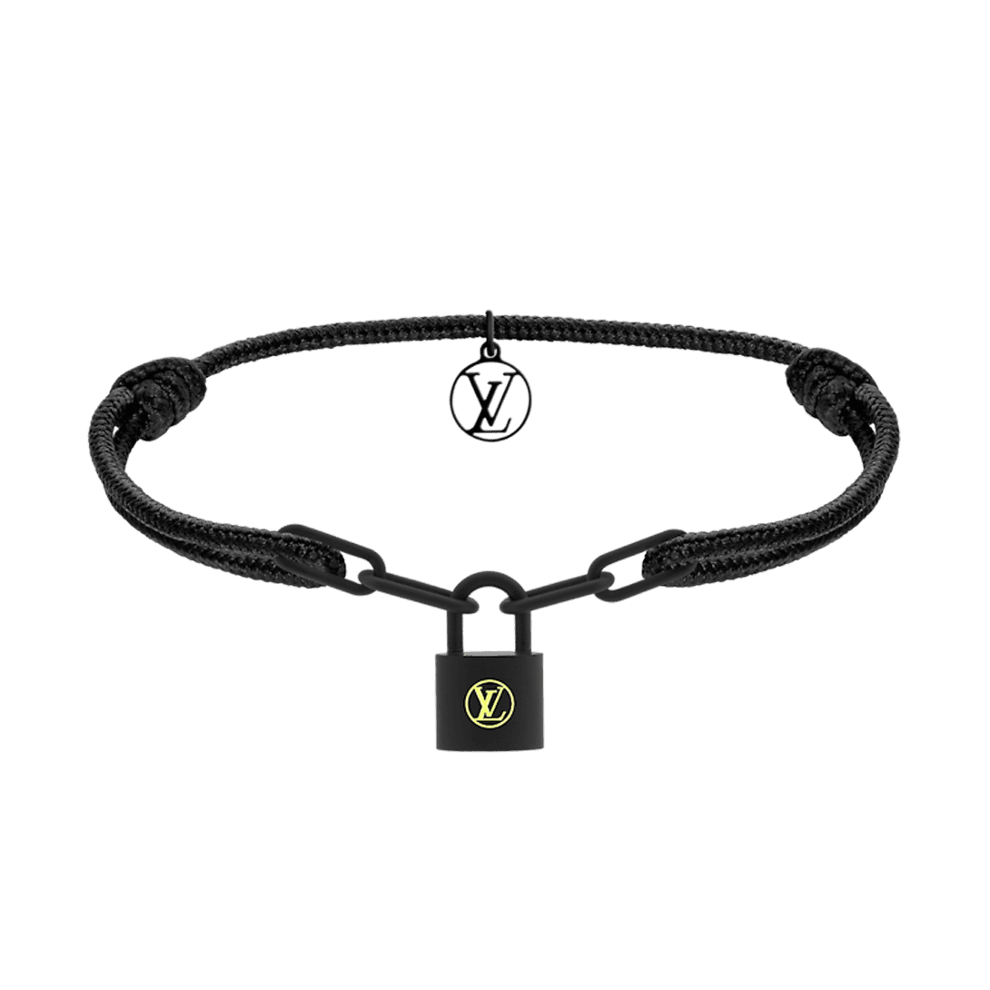 Louis Silver Lockit Titanium Bracelet