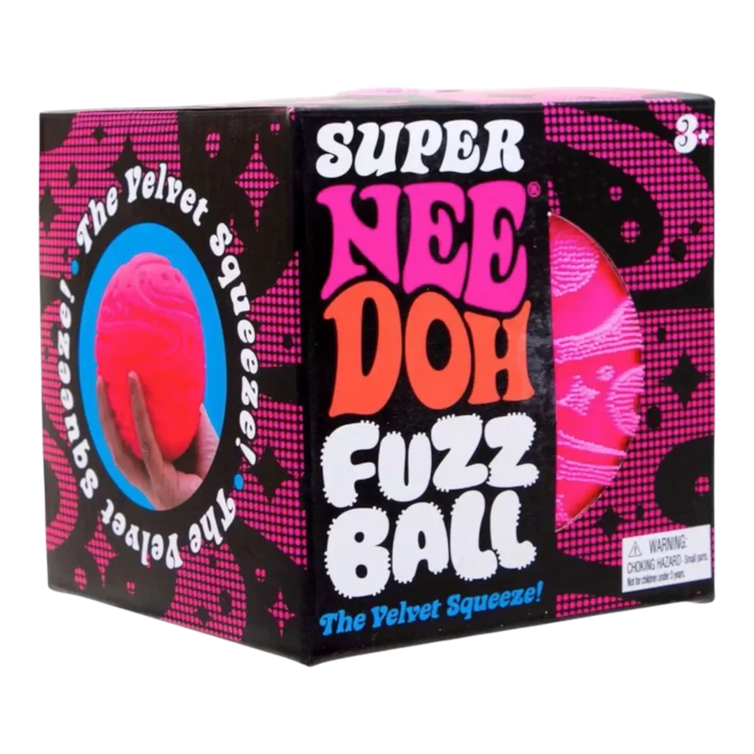 Super NeeDoh Fuzz Ball sensory toy