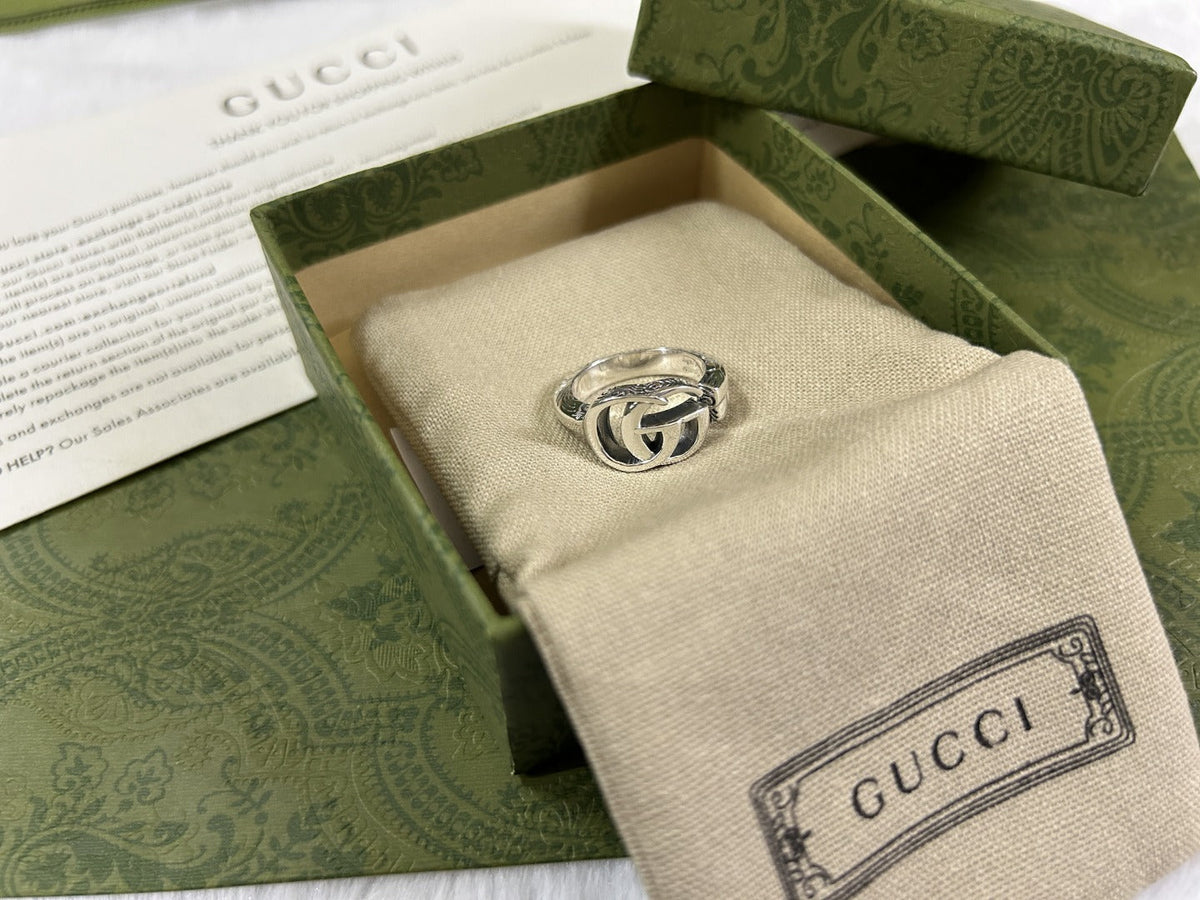 Double Gucci Marmont Key Open Ring