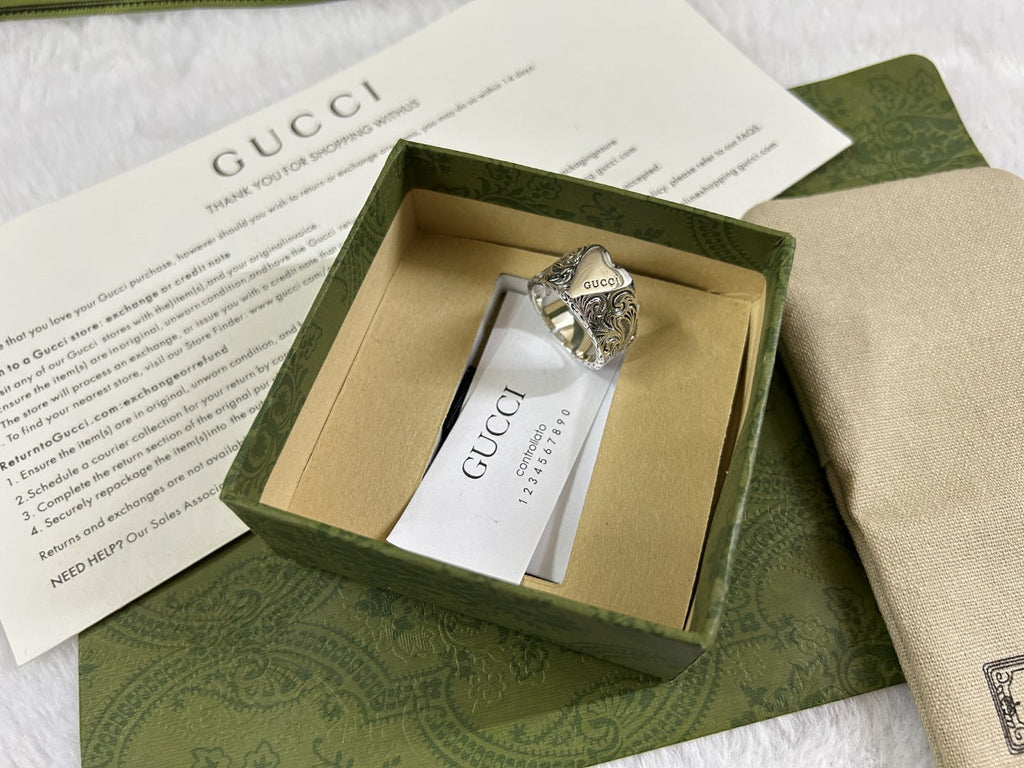 Double Gucci Heart Ring